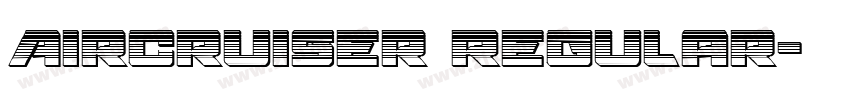Aircruiser Regular字体转换